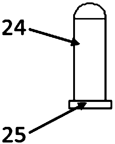 Corn kernel threshing and separating device