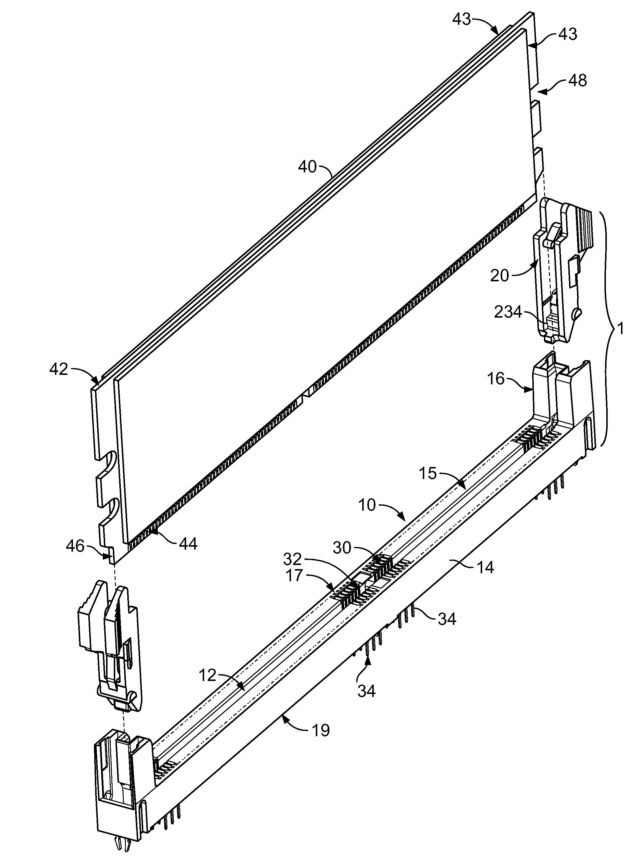 DIMM socket positive lock extractor