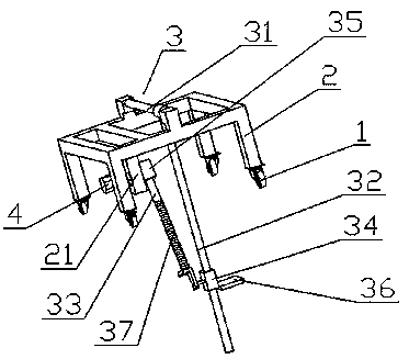 Rescue device used for municipal inspection well