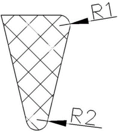 Comb tooth sealing structure