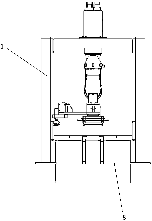 Automatic cutting device and method of tape of packing box