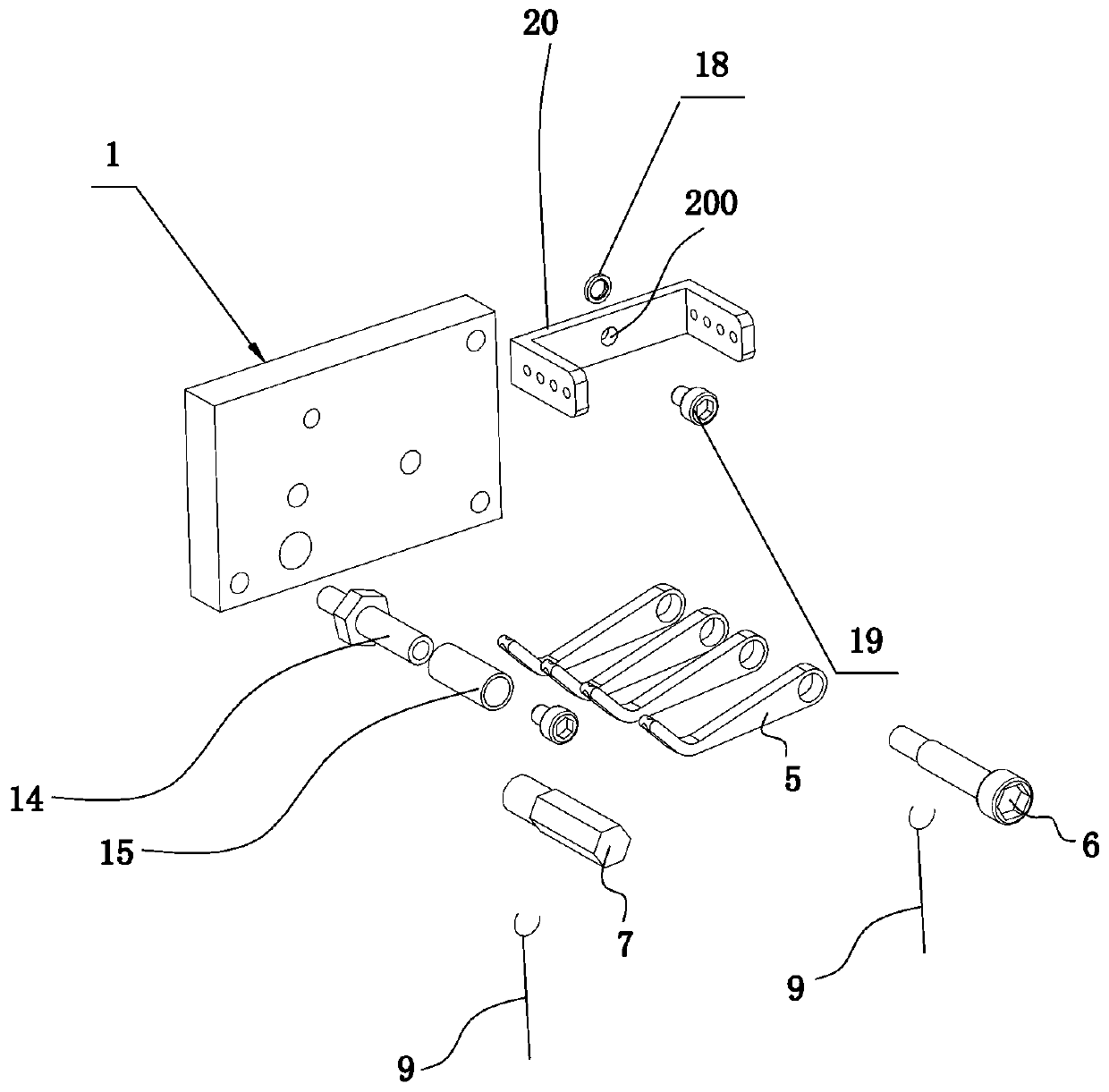 Yarn break switch for nylon zipper sewing machine