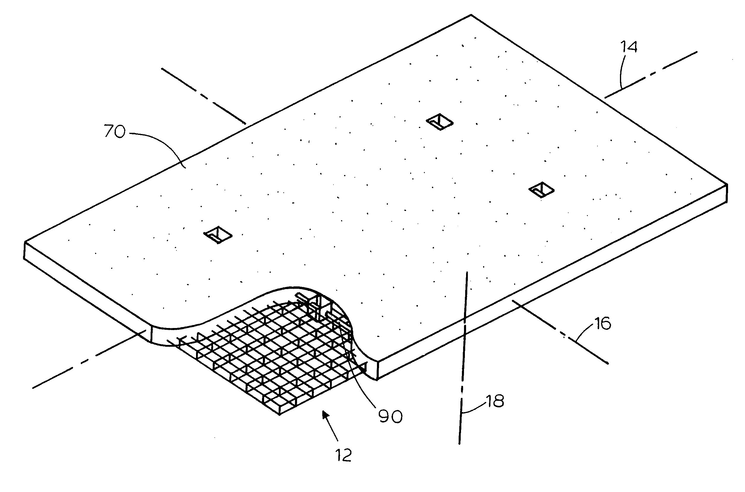 Temporary road element