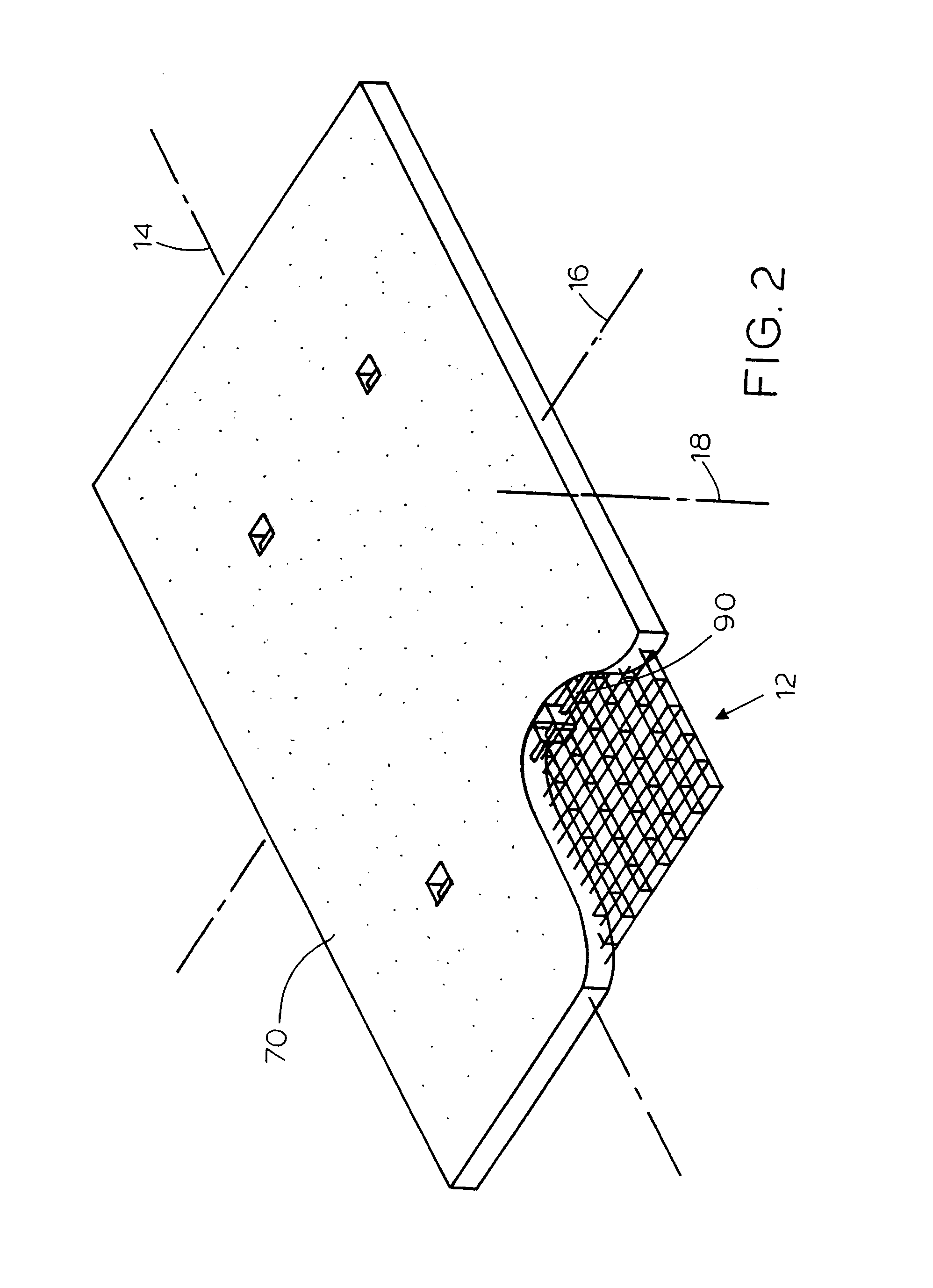 Temporary road element