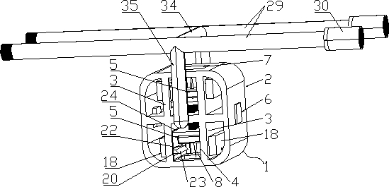 Mobile seismic exploration device and detachable seismic exploration operation line