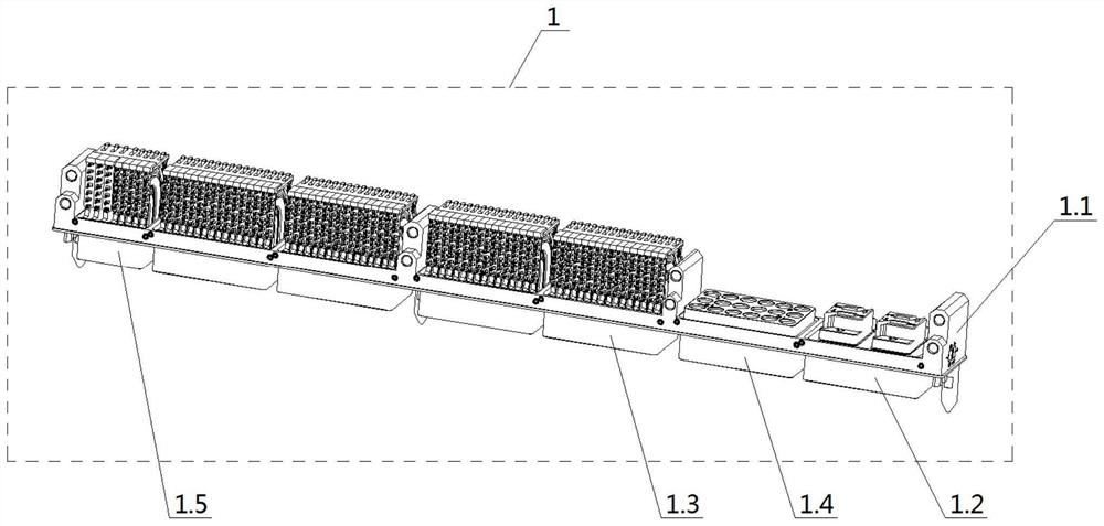 A kind of lrm photoelectric radio frequency integrated connector compatible with VPX standard