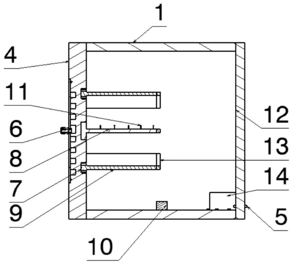 A vacuum chamber for thermal modal tests