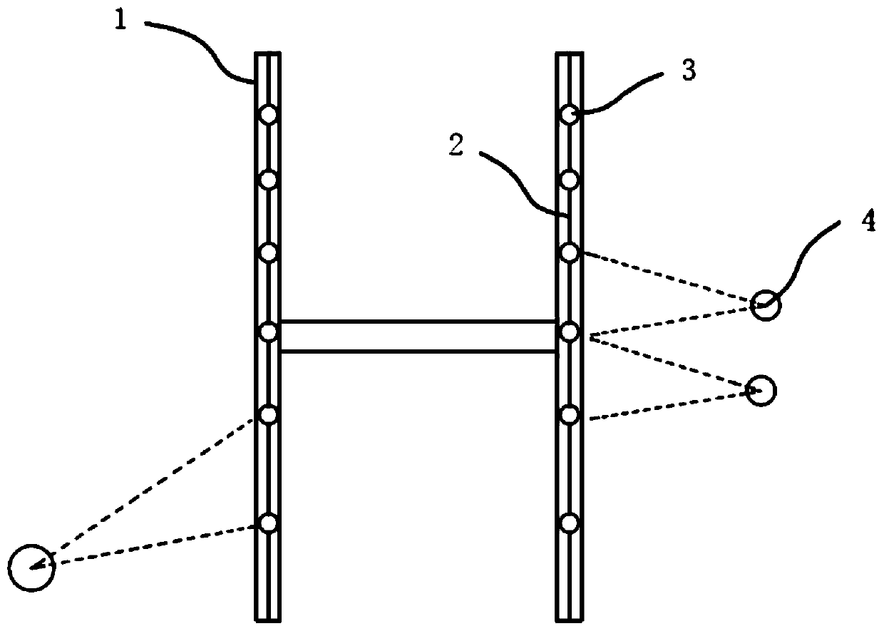 Lane change reminding device and method based on stereoscopic image distance measurement