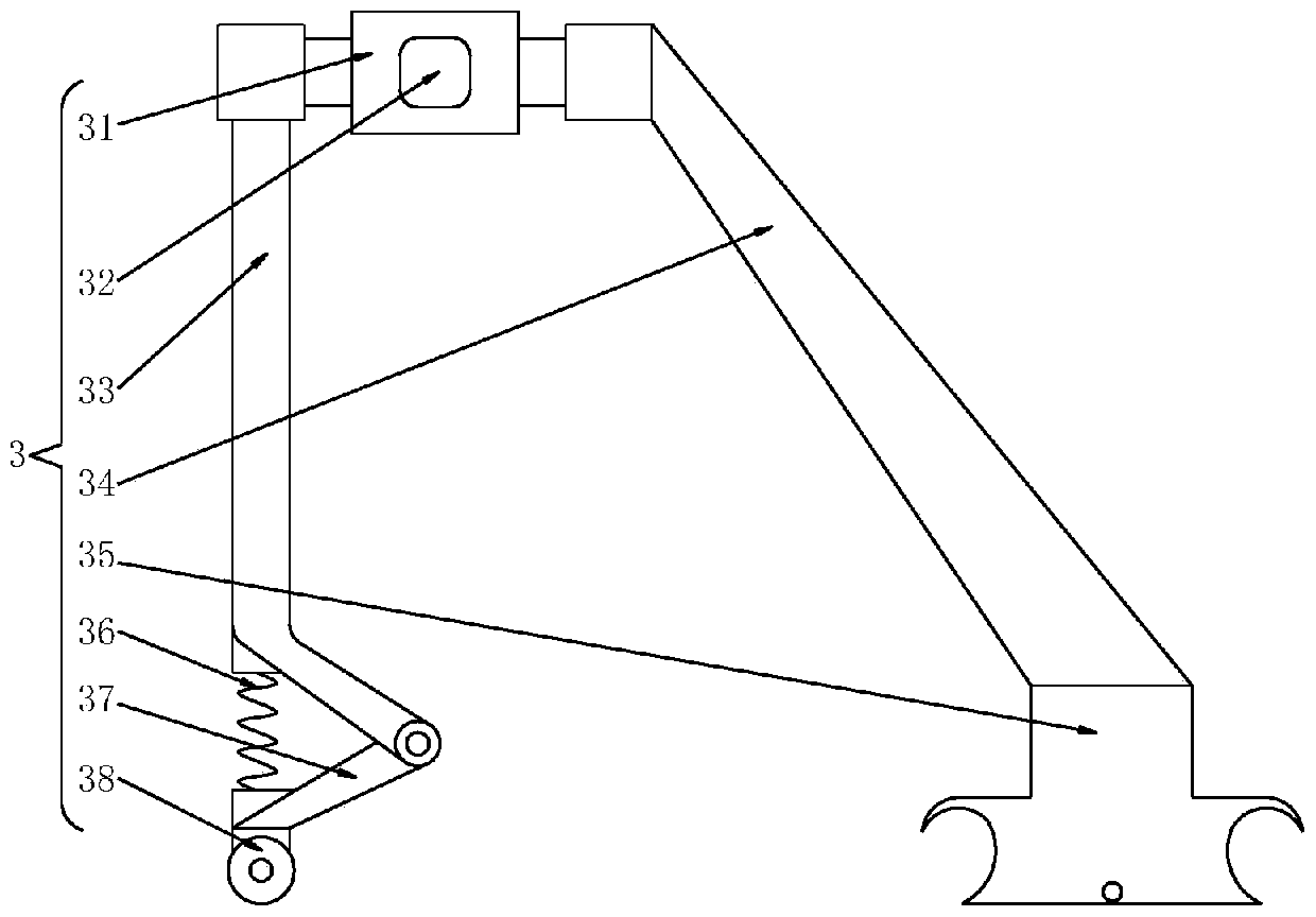 Building staircase plate prefabricating device