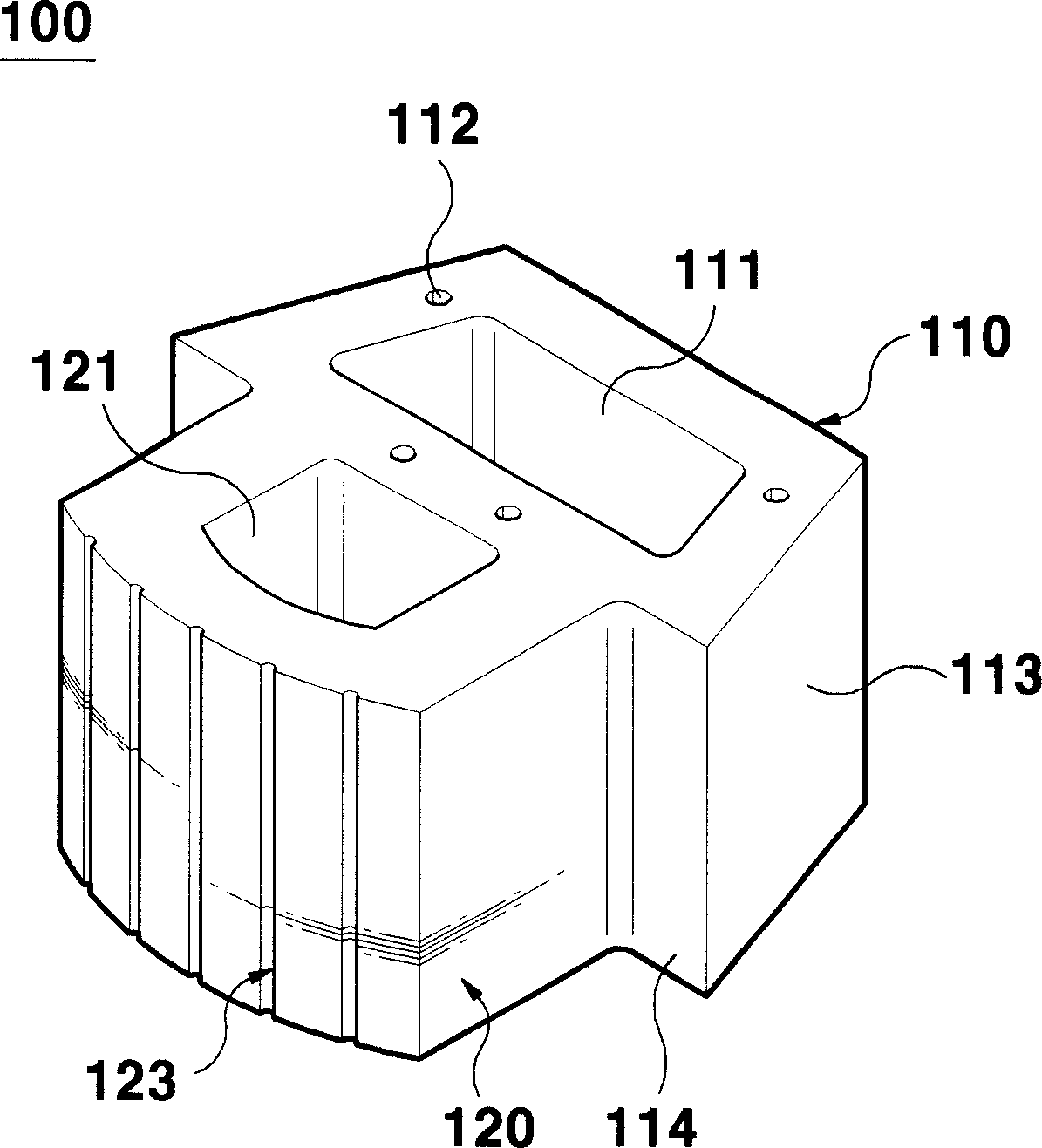 Brick block for protecting shore