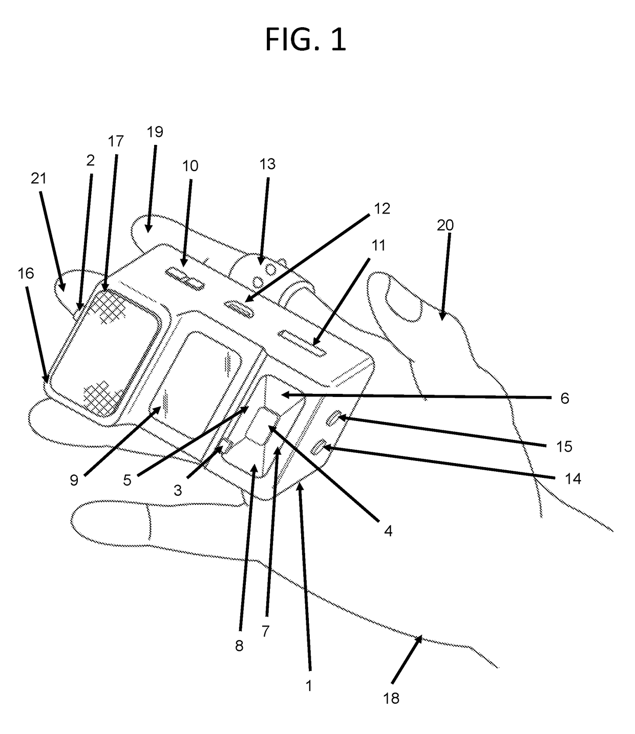 Fix-smart wearable learning device with adjustable finger ring