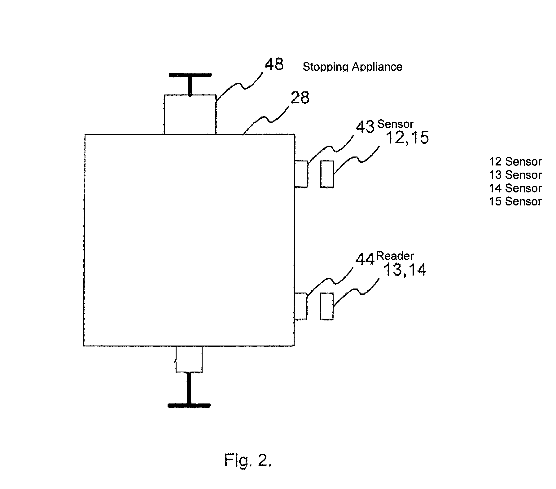 Safety arrangement of an elevator having sensors limiting extent of elevator travel