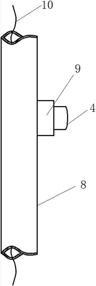 Safety handrail with unchoking and floor positioning functions