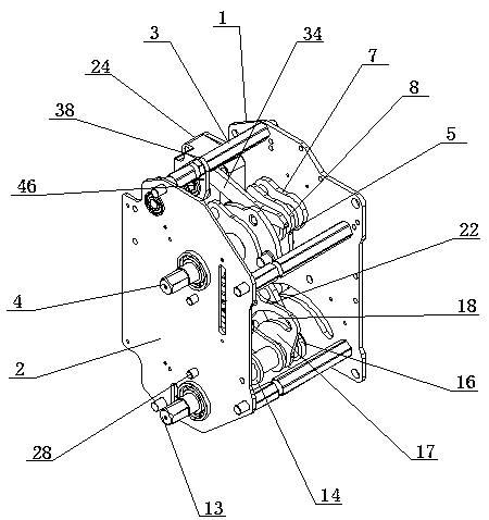 Three-station mechanism integrating manual operation and electric operation and with breaking trip