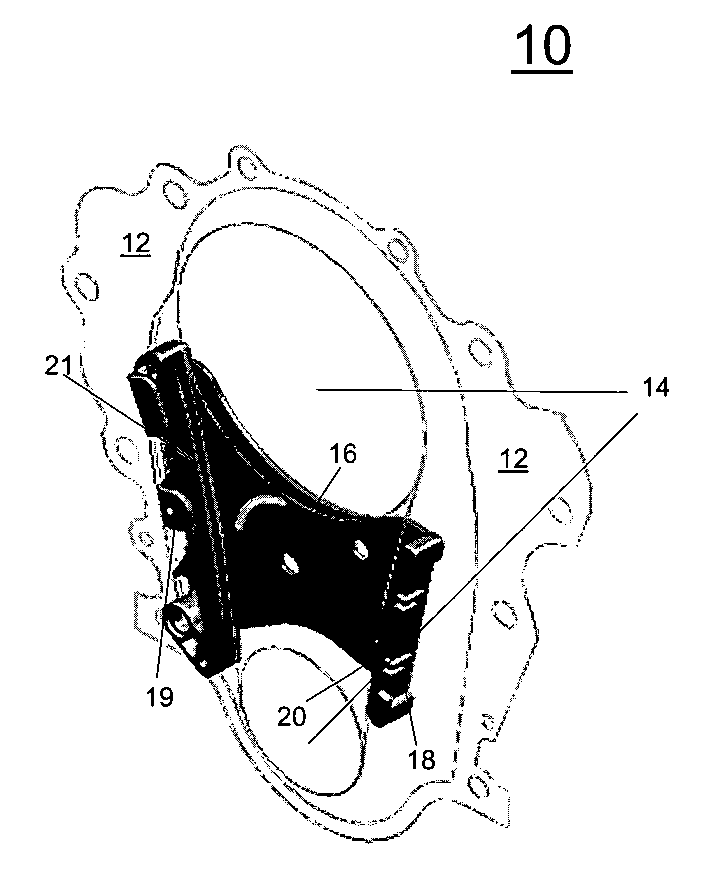 Compliant chain guide with blade spring