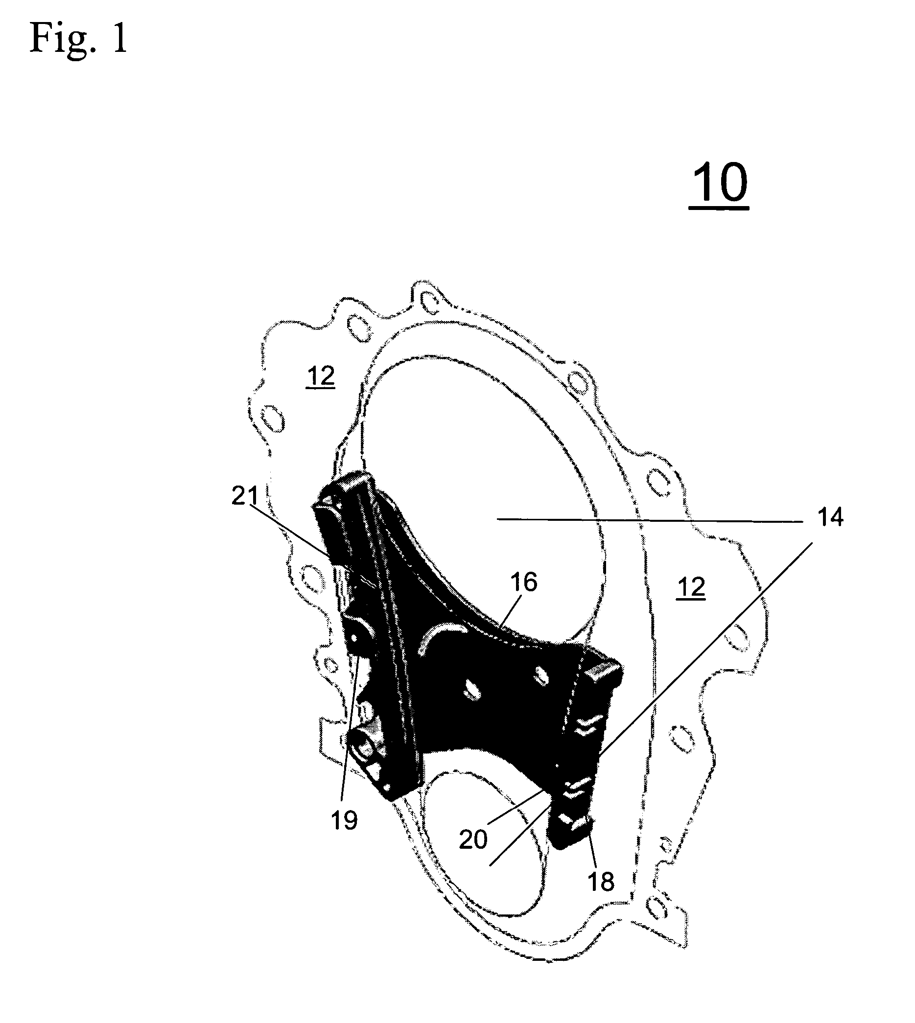 Compliant chain guide with blade spring