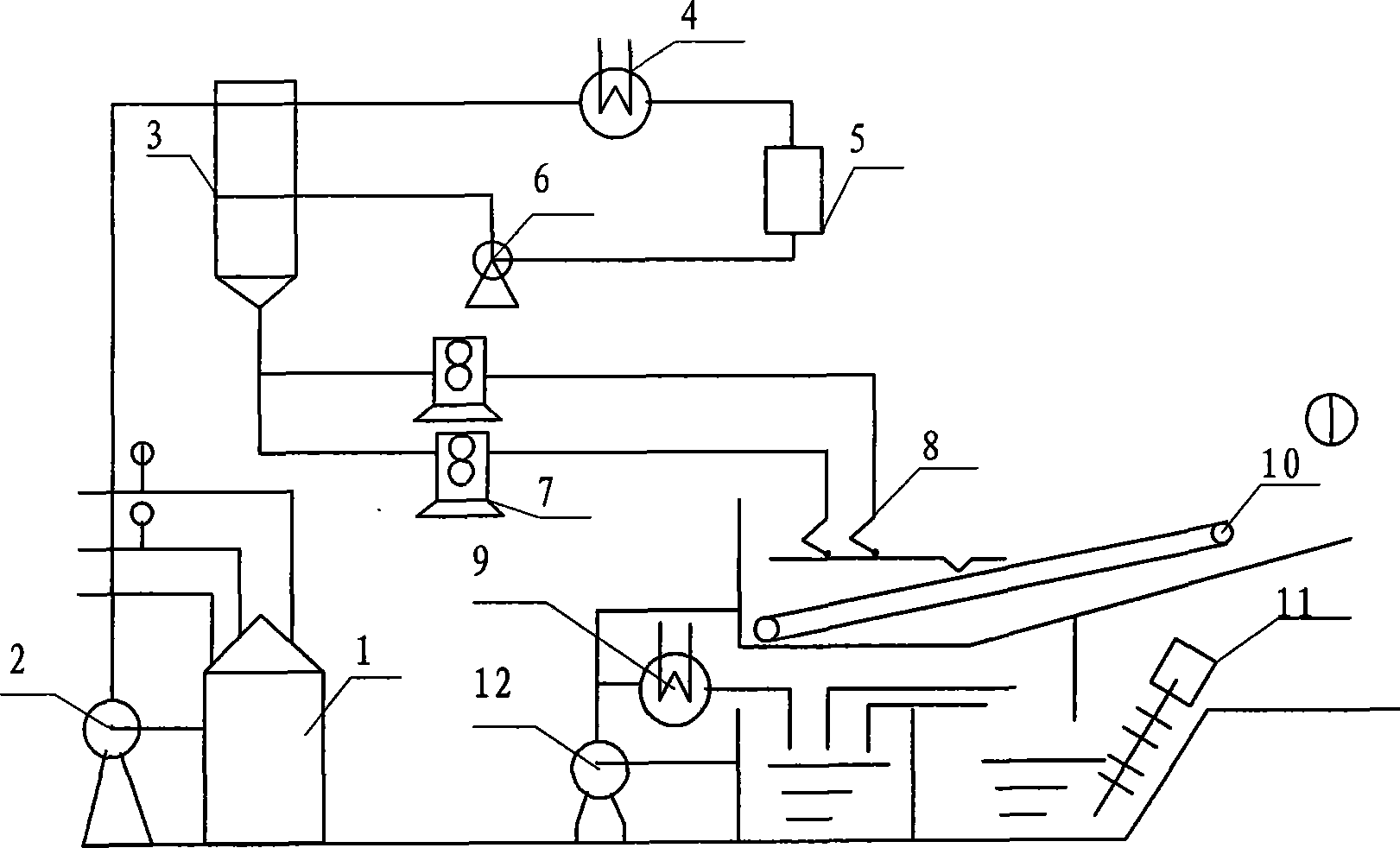 Method for solving polluted environment form coal tar smoke by molding, granulating coal tar under water