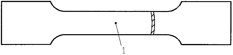 Test sample and method for testing performance parameters of pipe under complex stress state