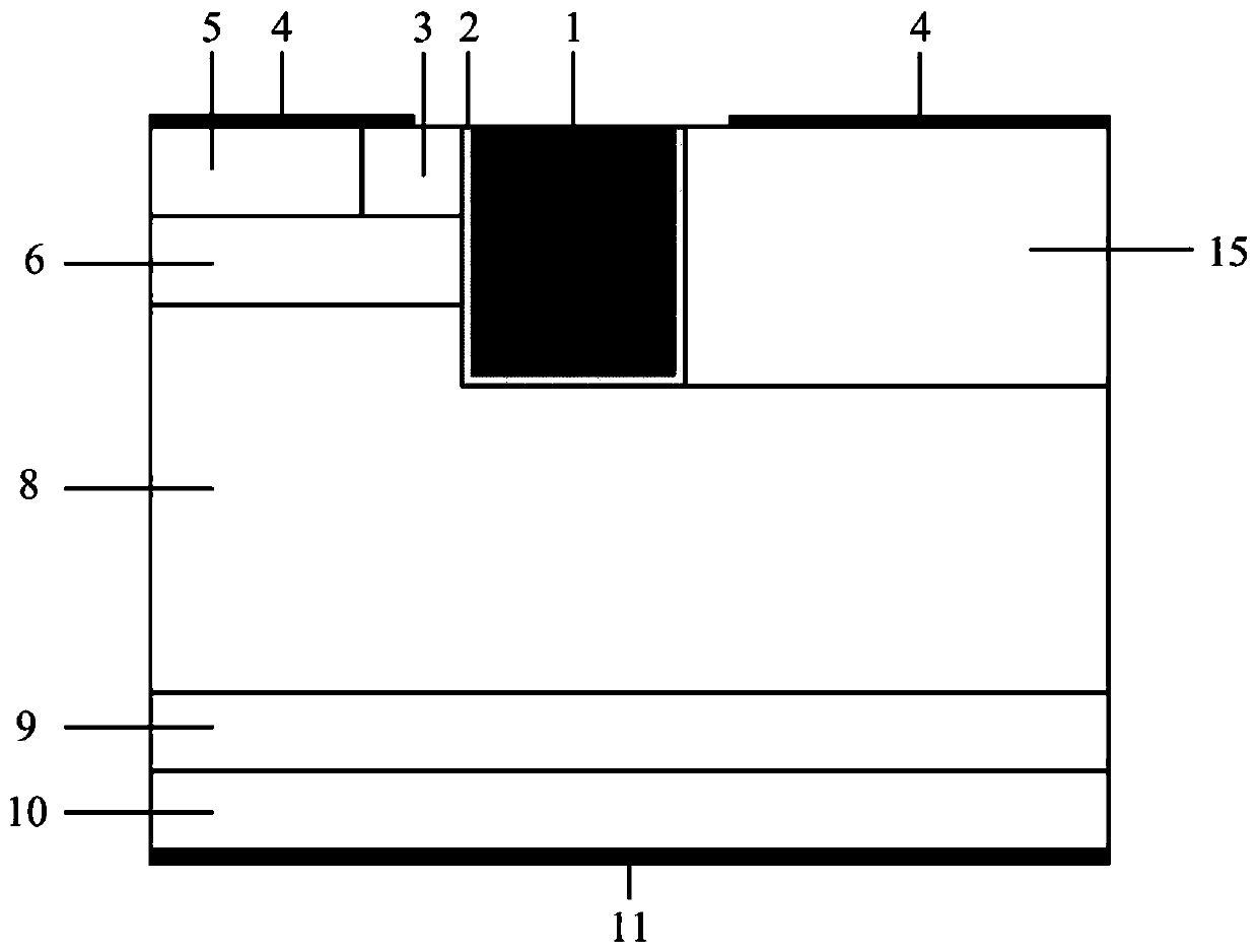 Trench type insulated gate bipolar transistor and preparation method thereof