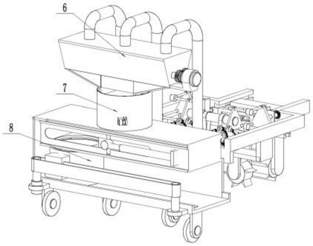 Fallen leaf recycling and composting device for gardens