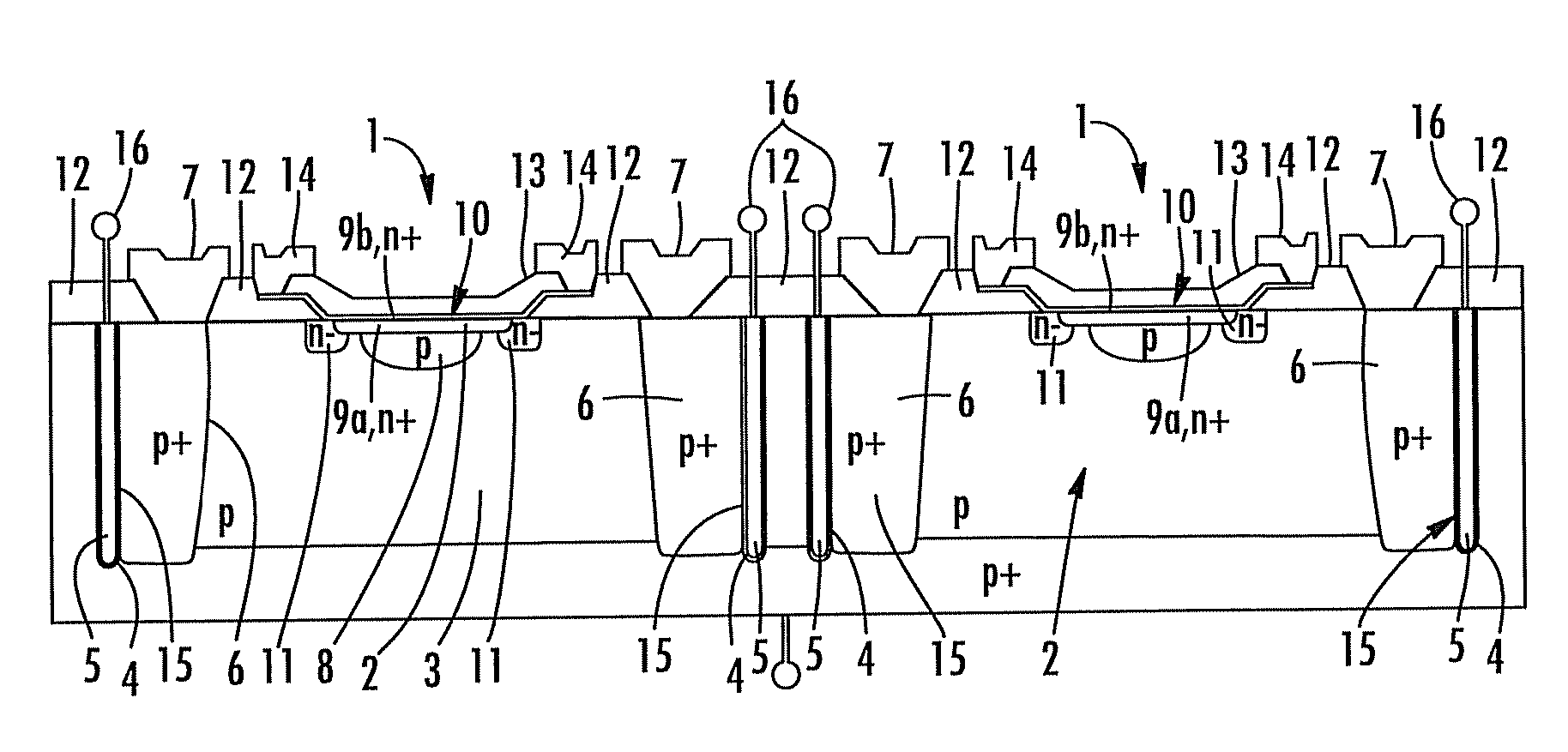 Method of detecting impinging position of photons on a geiger-mode avalanche photodiode, related geiger-mode avalanche photodiode and fabrication process