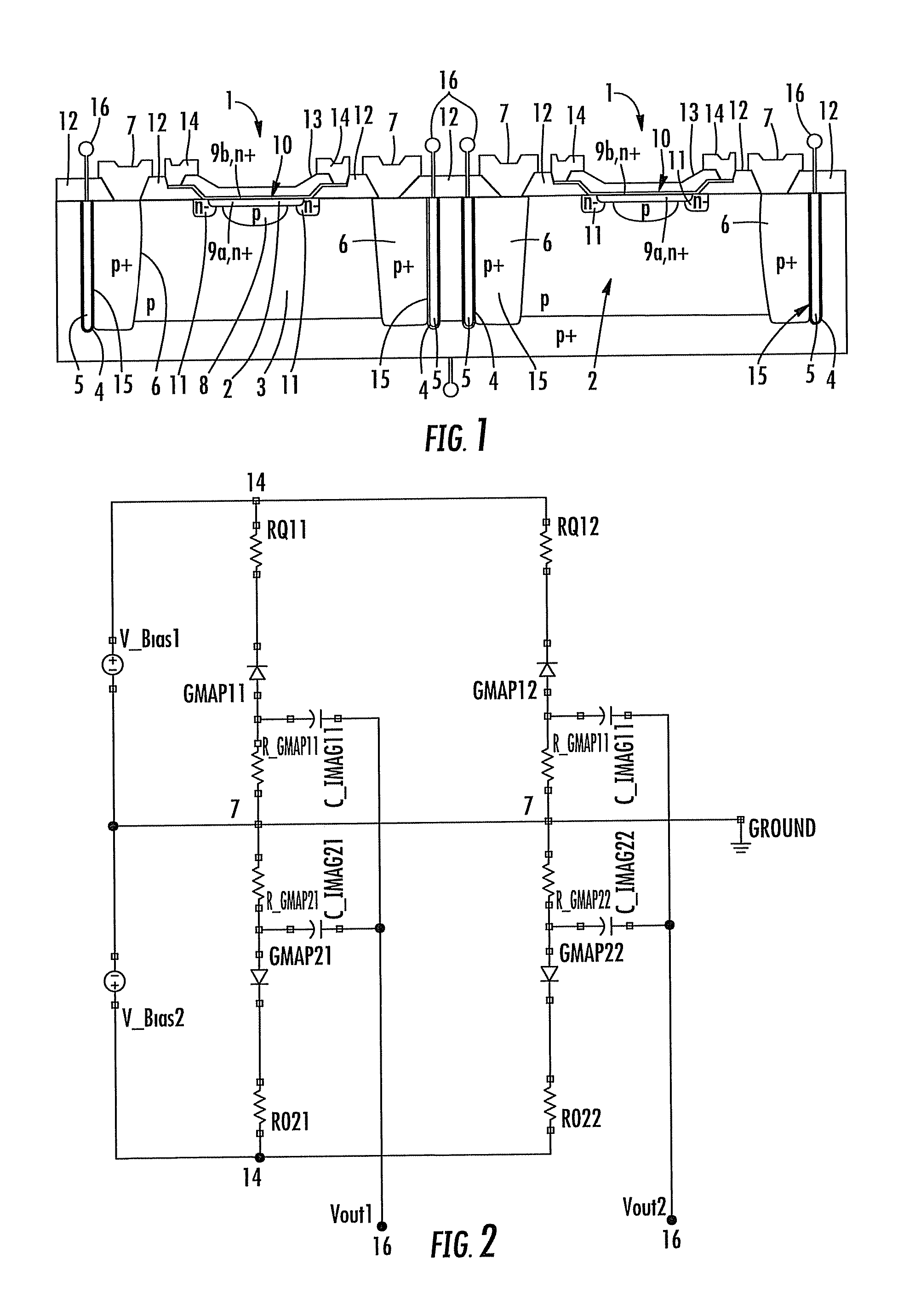 Method of detecting impinging position of photons on a geiger-mode avalanche photodiode, related geiger-mode avalanche photodiode and fabrication process