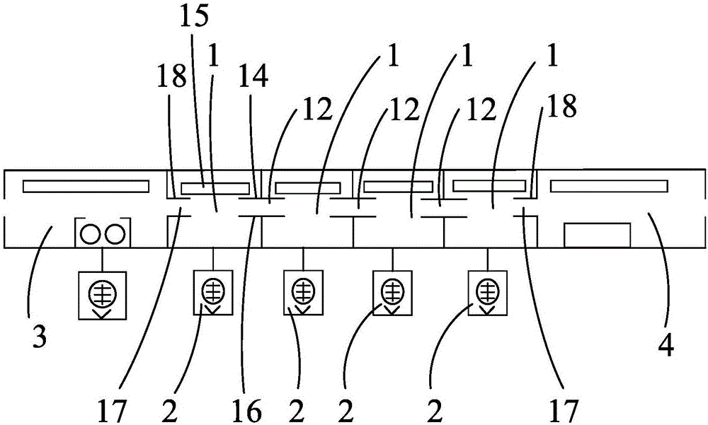 Multi-stage atmosphere isolation device of coating production line