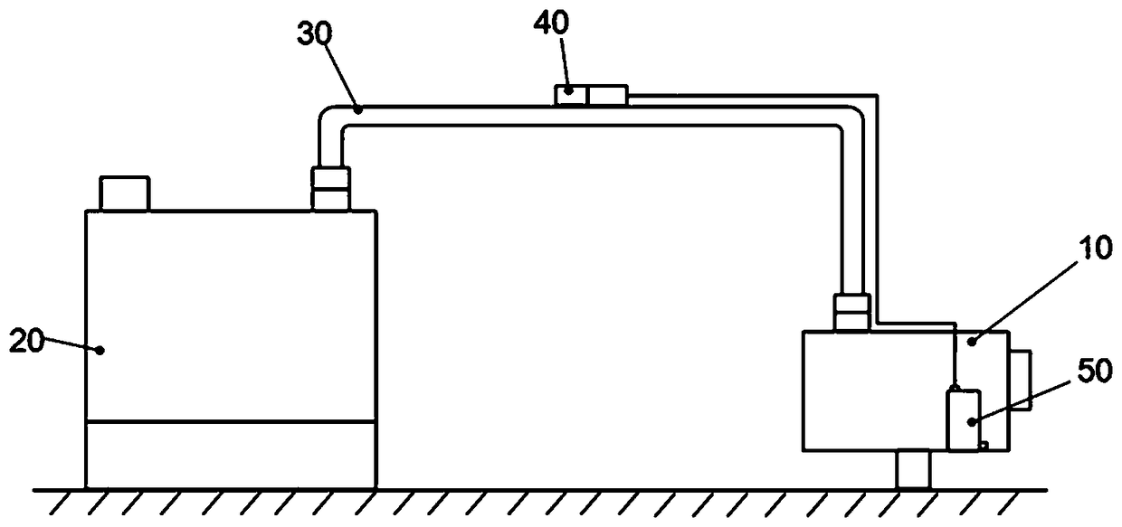 Real-time monitoring automatic alarm device for vortex-induced vibration of undersea steel cross-under pipe