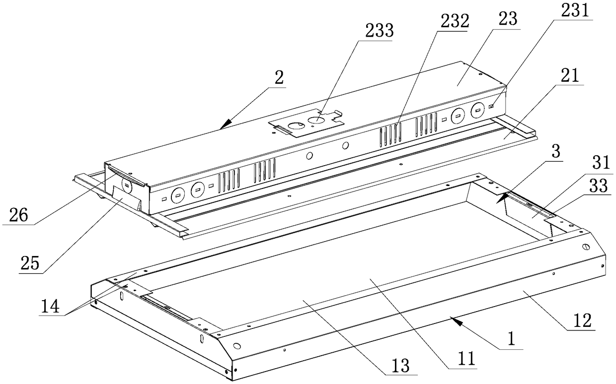 Telescopic LED bracket lamp