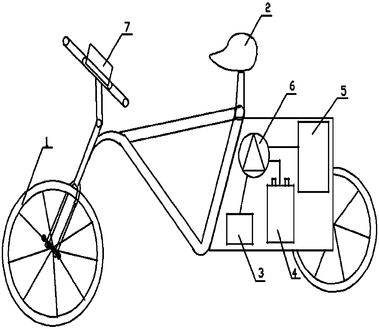 Extended-range electric bicycle