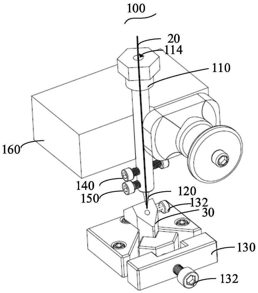 Electric spark micropore machining device and electric spark micropore machining method