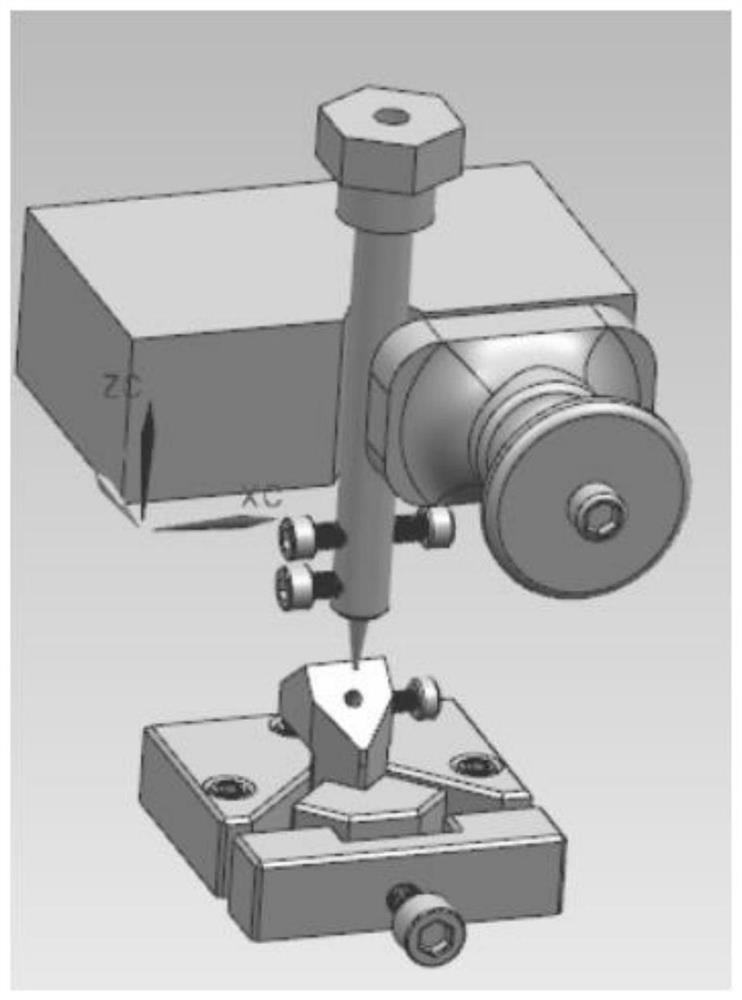 Electric spark micropore machining device and electric spark micropore machining method