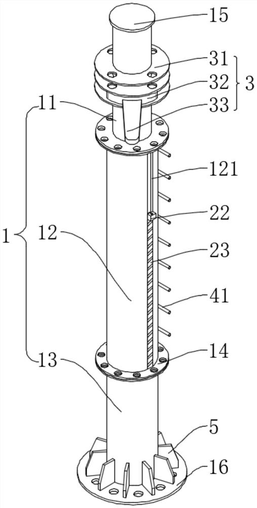 Electric power pole tower