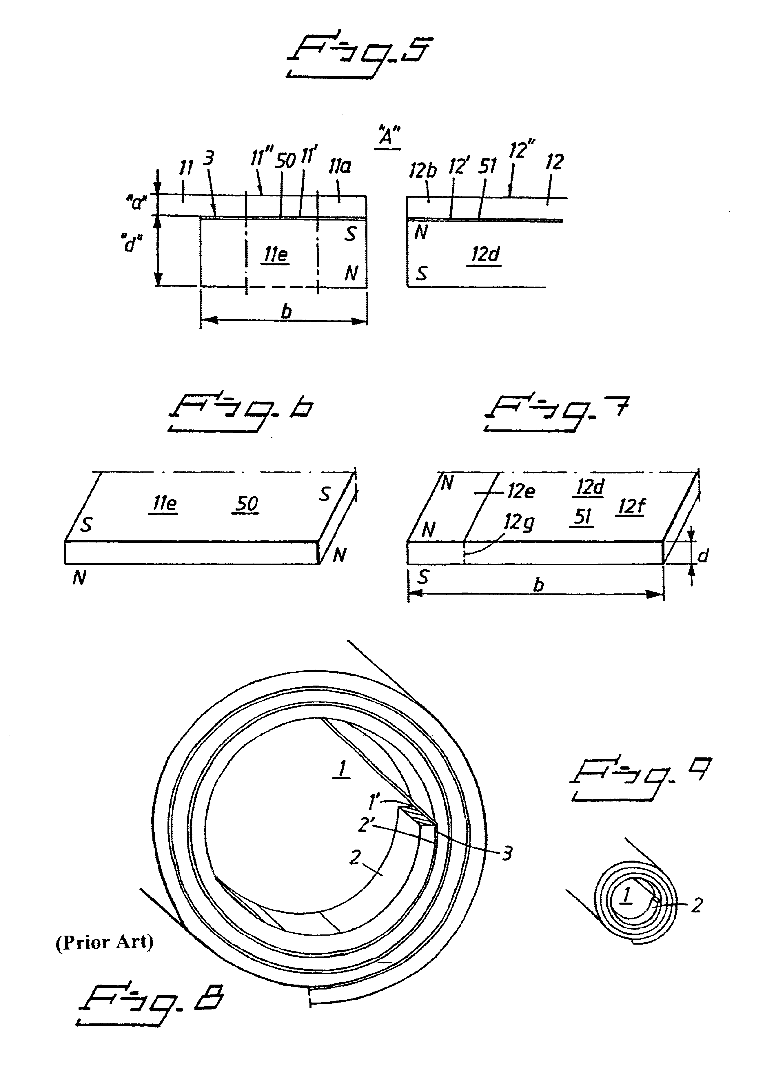 Arrangement utilizing a magnetic attractive force