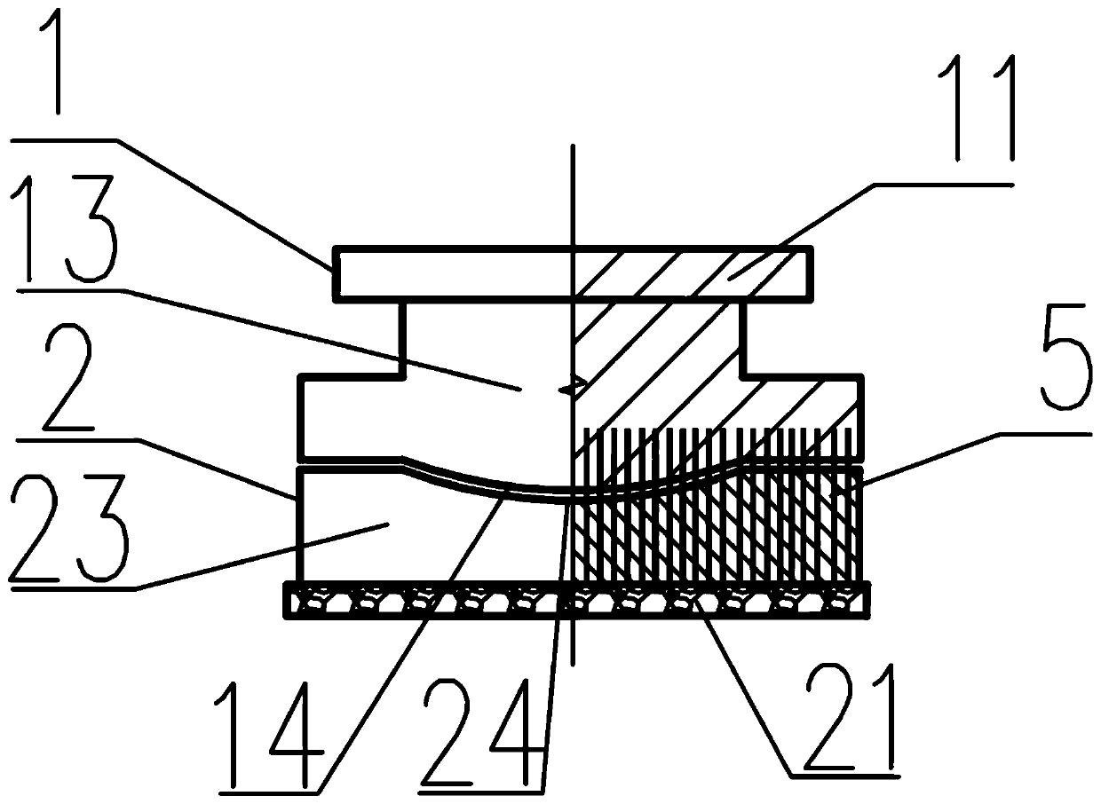 Large-span grid structure multidirectional bearing and anti-seismic spherical hinge support joint