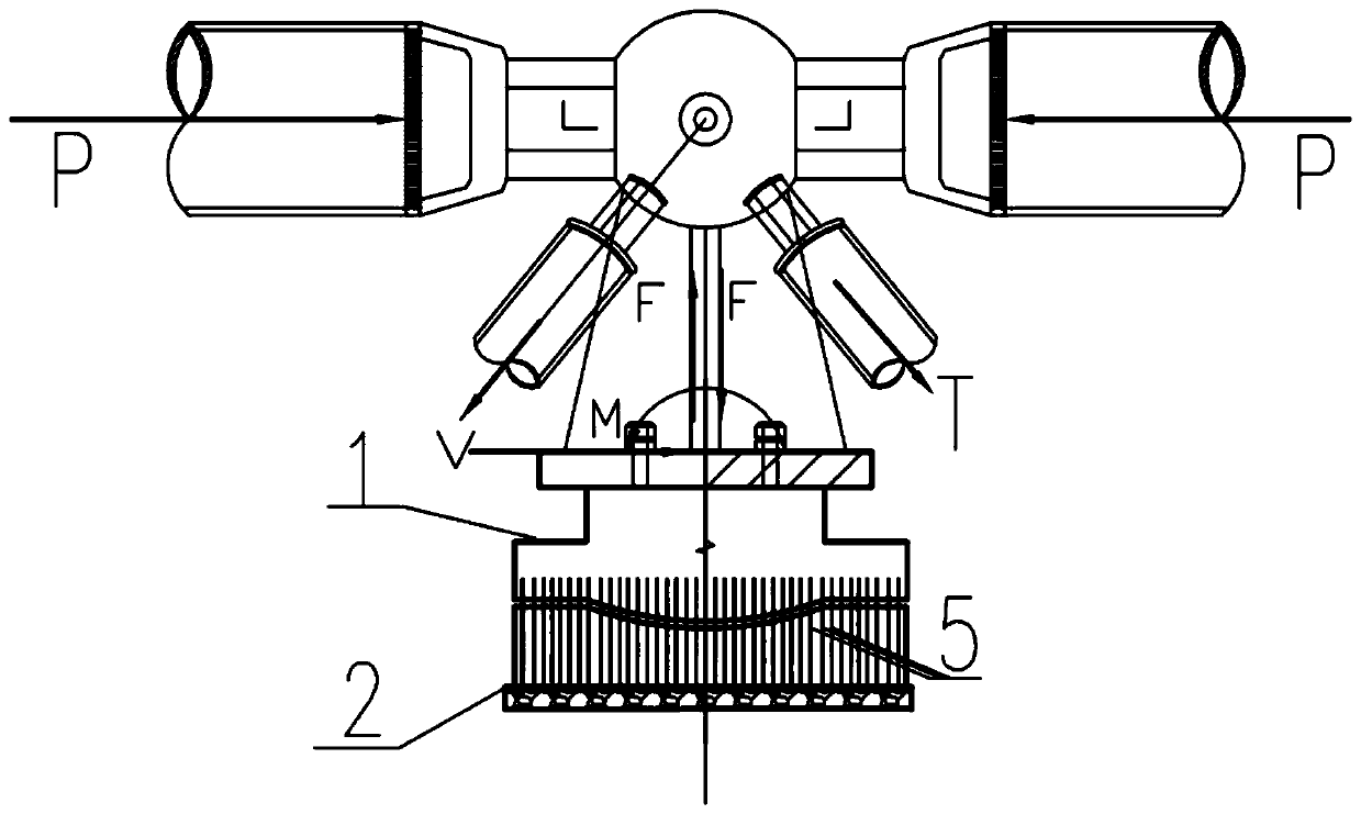 Large-span grid structure multidirectional bearing and anti-seismic spherical hinge support joint