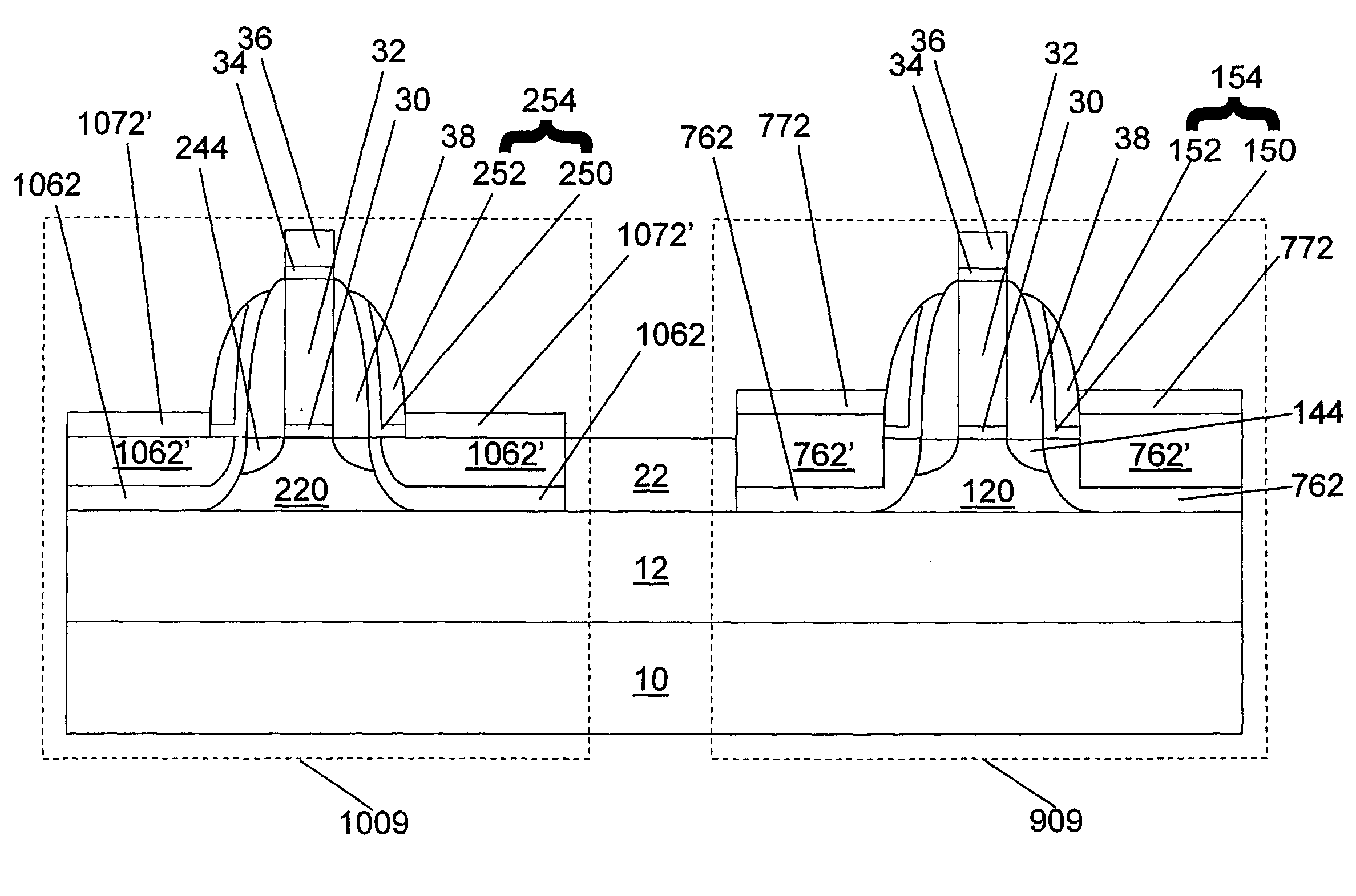 Structure and method for mobility enhanced MOSFETs with unalloyed silicide