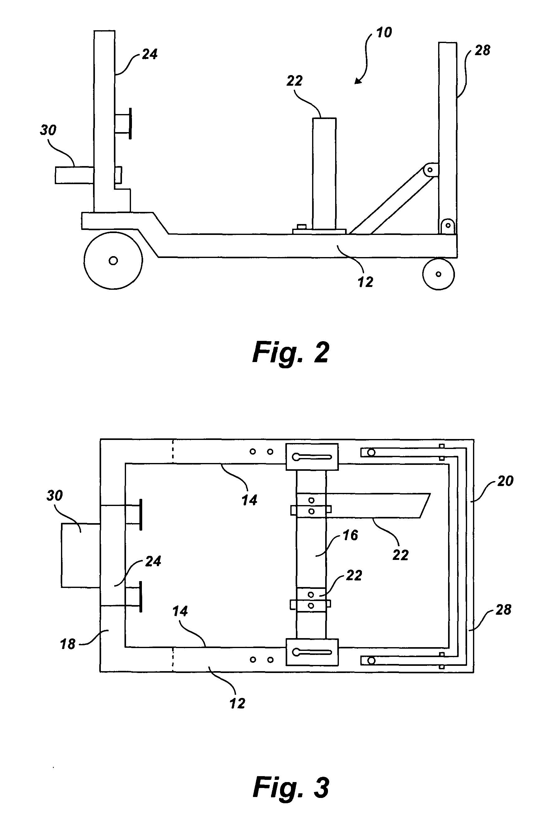 Collapsible engine test stand