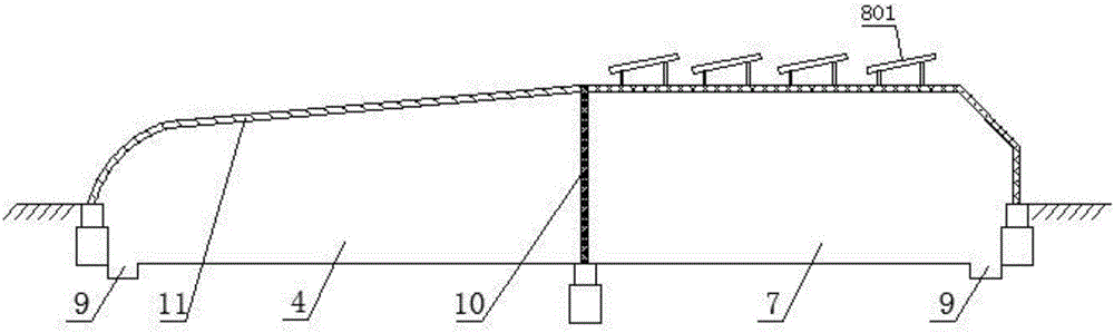 Eight-in-one multi-functional new energy intelligent greenhouse