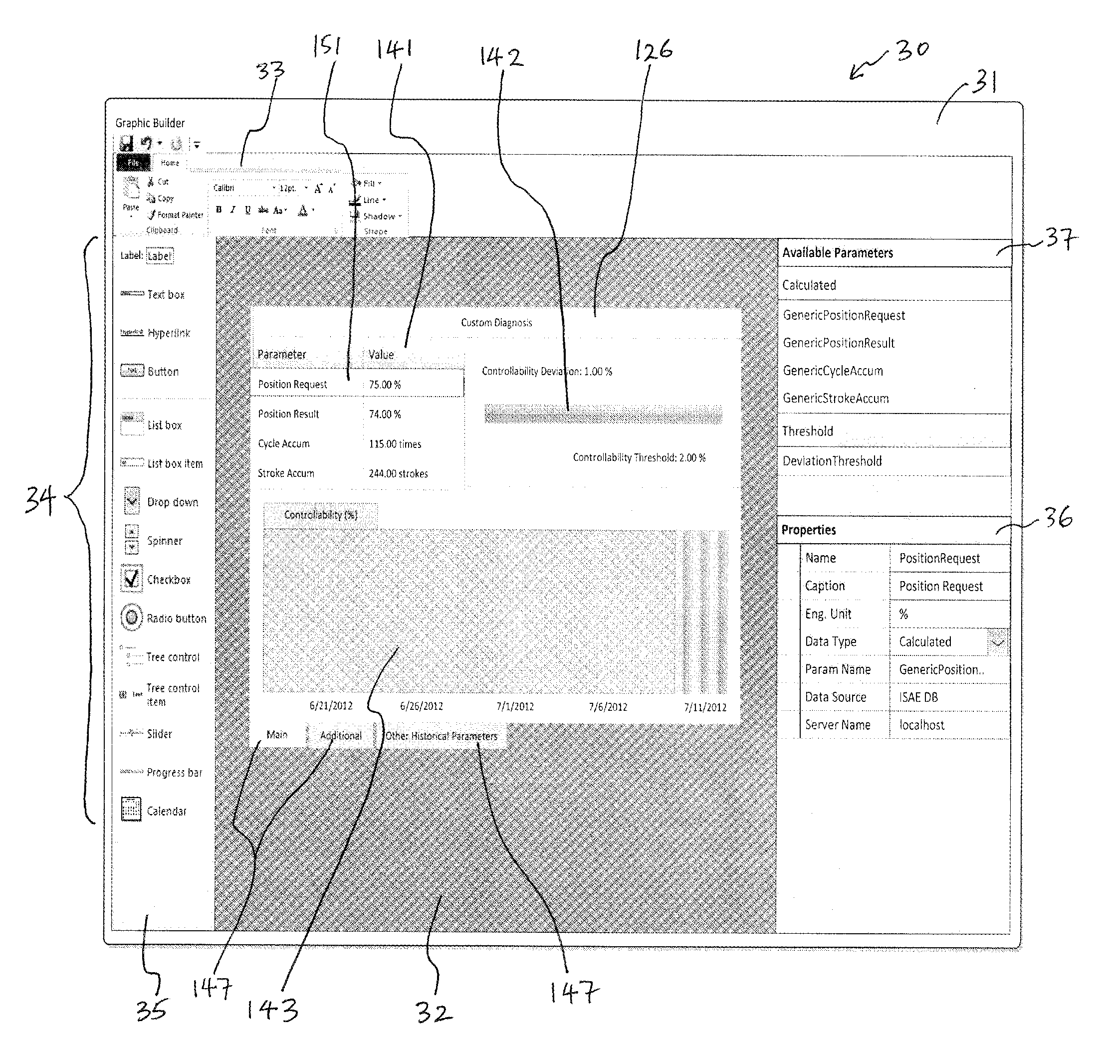 Apparatus for configuring a diagnostics module for an industrial plant