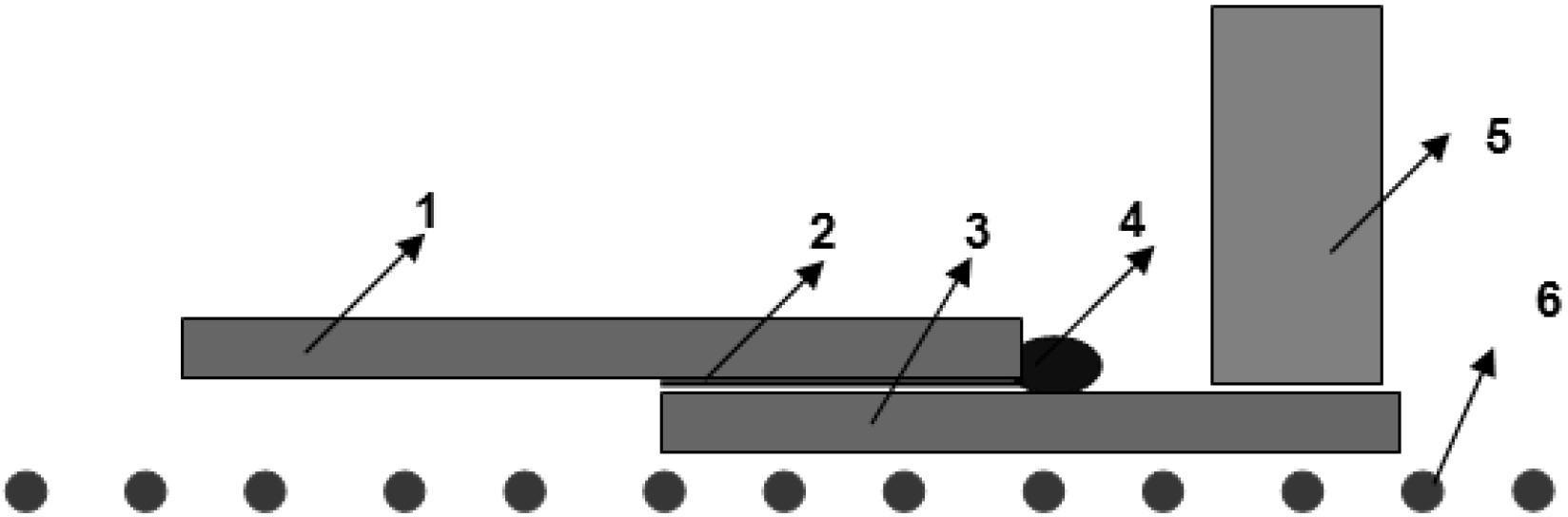 Ultrasonic brazing method for high-volume-fraction silicon carbide particle enhanced aluminum-base composite and low-expansion alloy