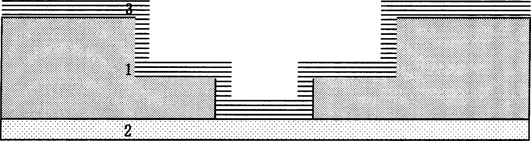 Method for preventing fluorine diffusion in manufacturing process of fluorine-silicon glass