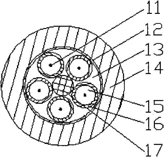 Armored sensing optical cable