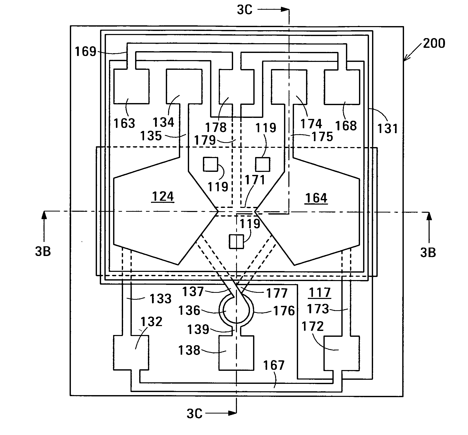 Pass bandwidth control in decoupled stacked bulk acoustic resonator devices