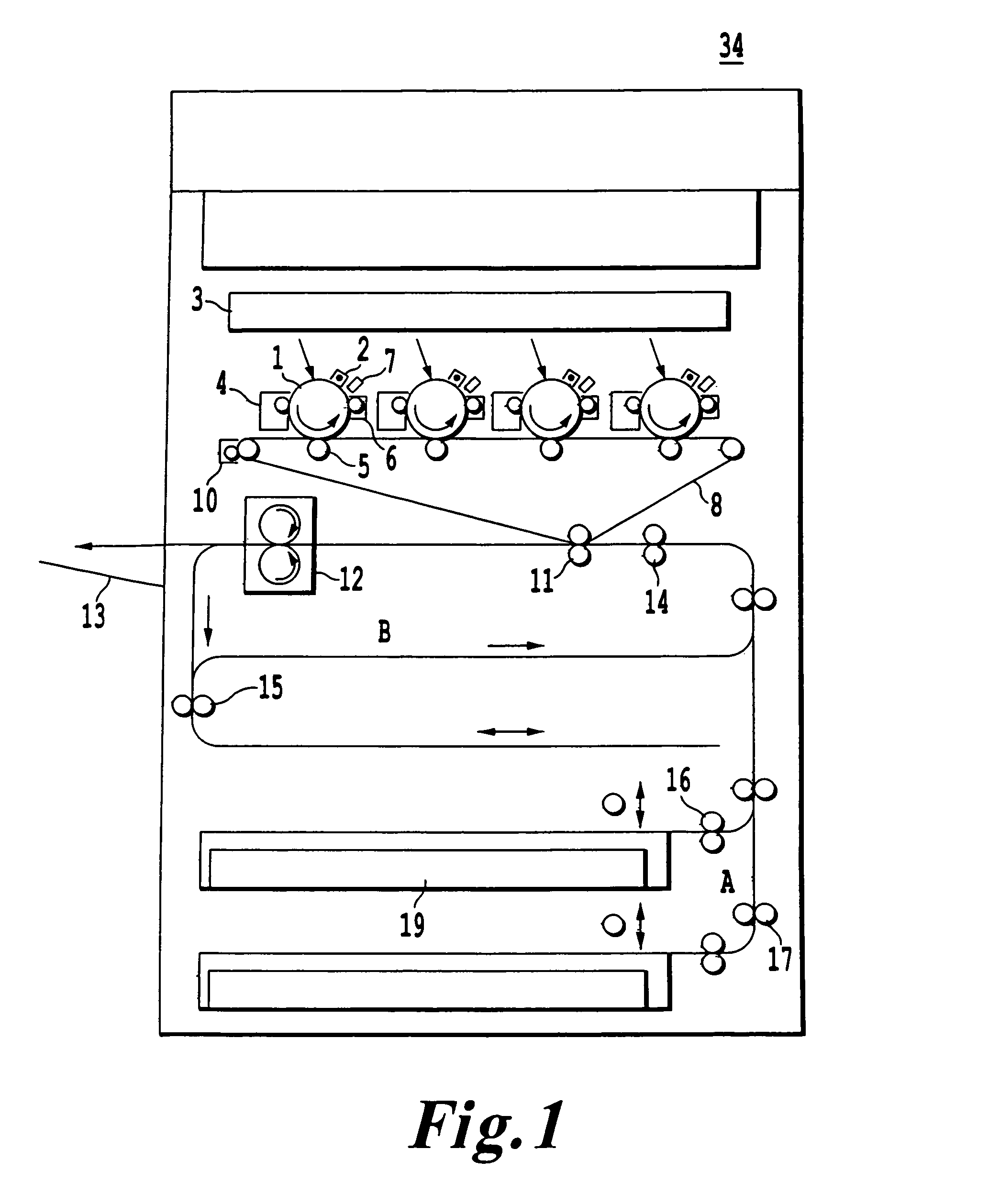 Image forming apparatus and associated method of detecting developer deterioration