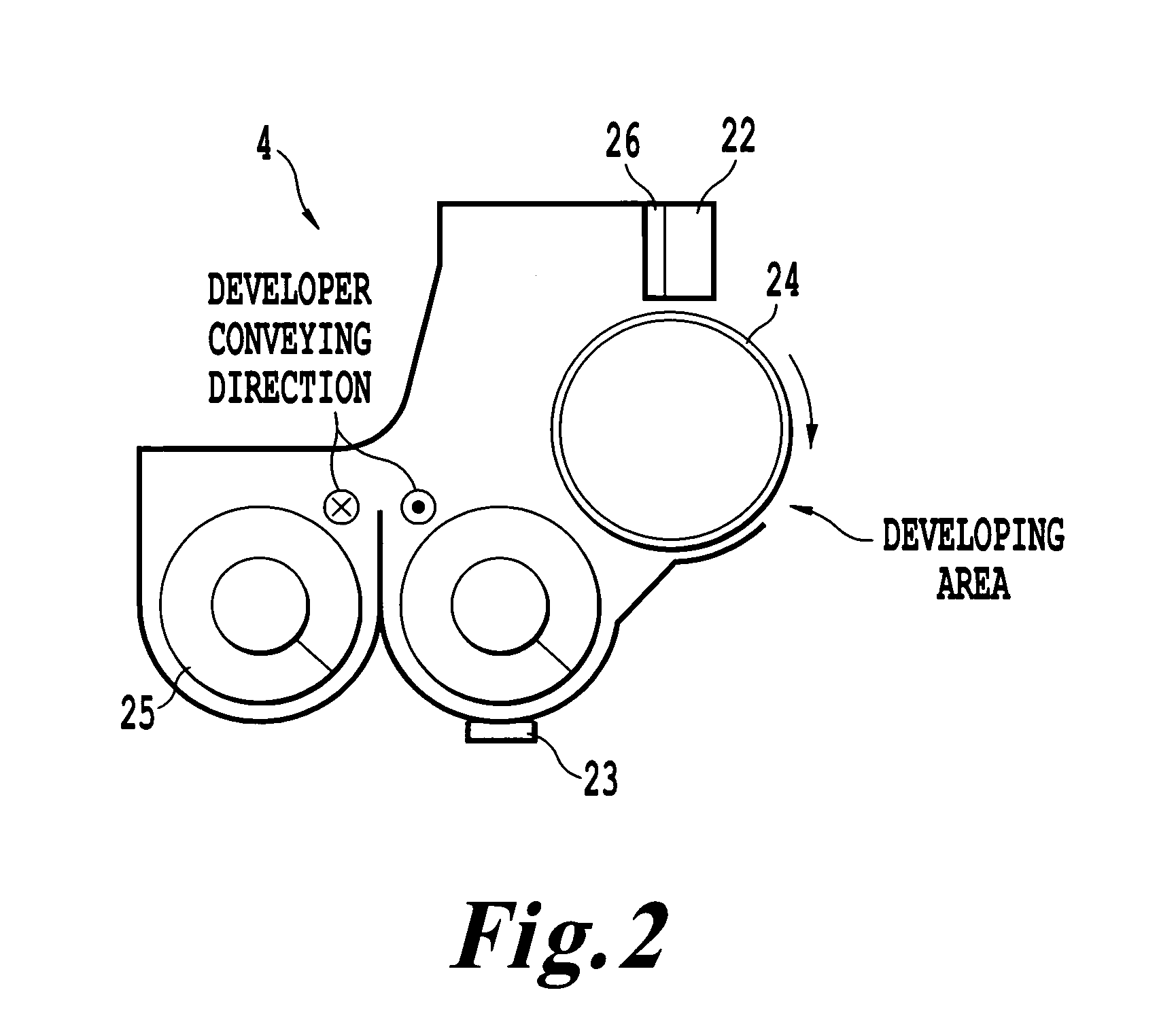 Image forming apparatus and associated method of detecting developer deterioration