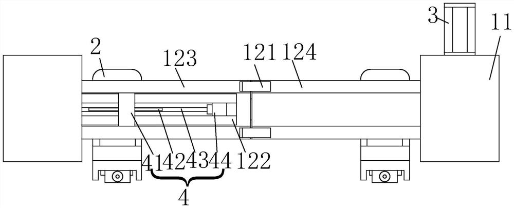 Co-beam laser cutting device with double cutting heads