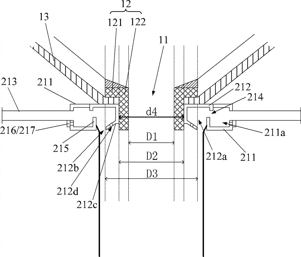 Entrained flow gasifier and slag hole brick thereof