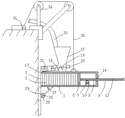 Brick laying machine for building exterior wall