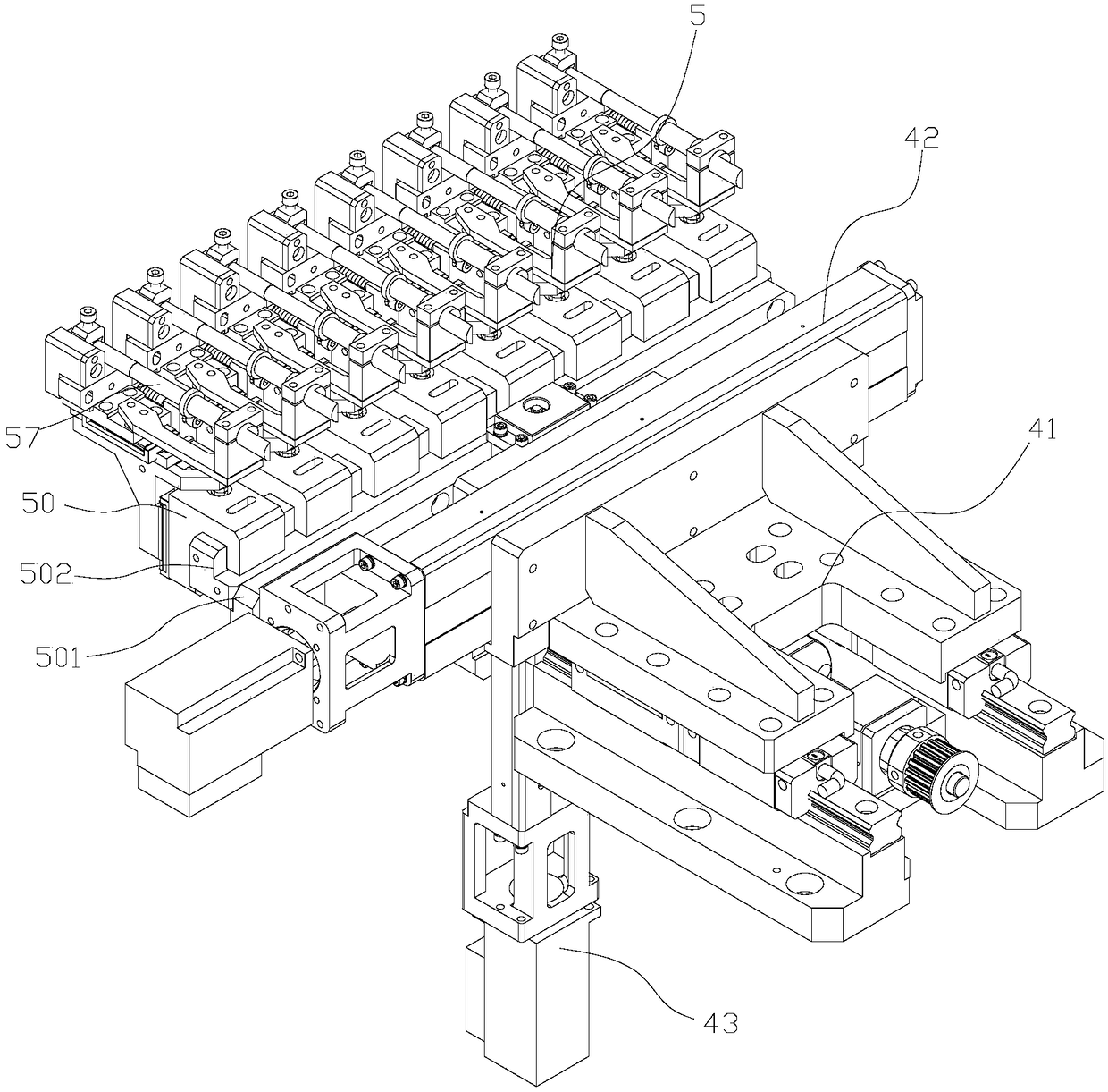 Fully-automatic inductance tin-soldering equipment